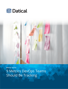 9 Metrics DevOps Teams Should Be Tracking