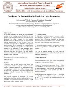 Cost Based On Product Quality Prediction Using Datamining