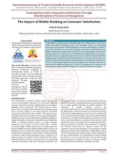 6 The Impact of Mobile Banking on Customer Satisfaction