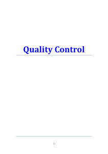 quality control