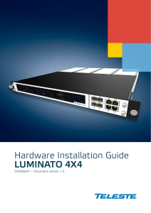 Luminato 4X4 Hardware Installation Guide 1 5