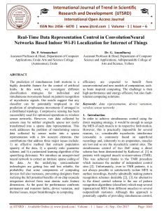 Real Time Data Representation Control in Convolution Neural Networks Based Indoor Wi Fi Localization for Internet of Things