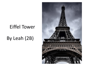 Eiffel Tower Project Leah
