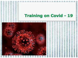 Training on Covid-19 DCCI