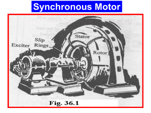 Synchronous Motor: Operation, Starting & Power Flow