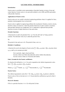 Fourier Series notes