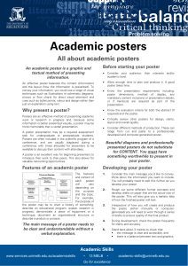 Academic posters Update 051112