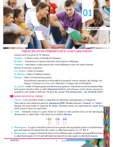 complete Genetics &Molecular biology with exercises