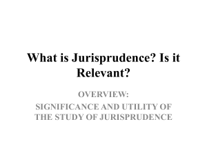 Reasons for study of jurisprudence
