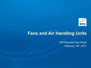Fans and Air Handling Units -HTS