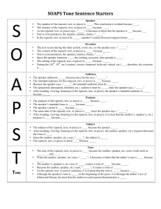 SOAPSTone-Sentence-Starters