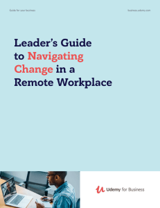 Leaders Guide to Remote Work