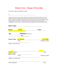 Ownership Form 