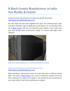 R Black Granite Manufacturer in India Sun Marble & Granite