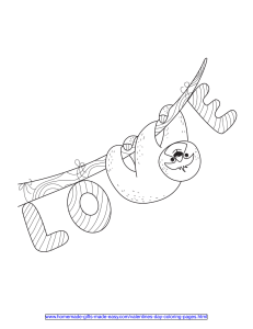 valentines-day-coloring-pages-love-sloth-branch