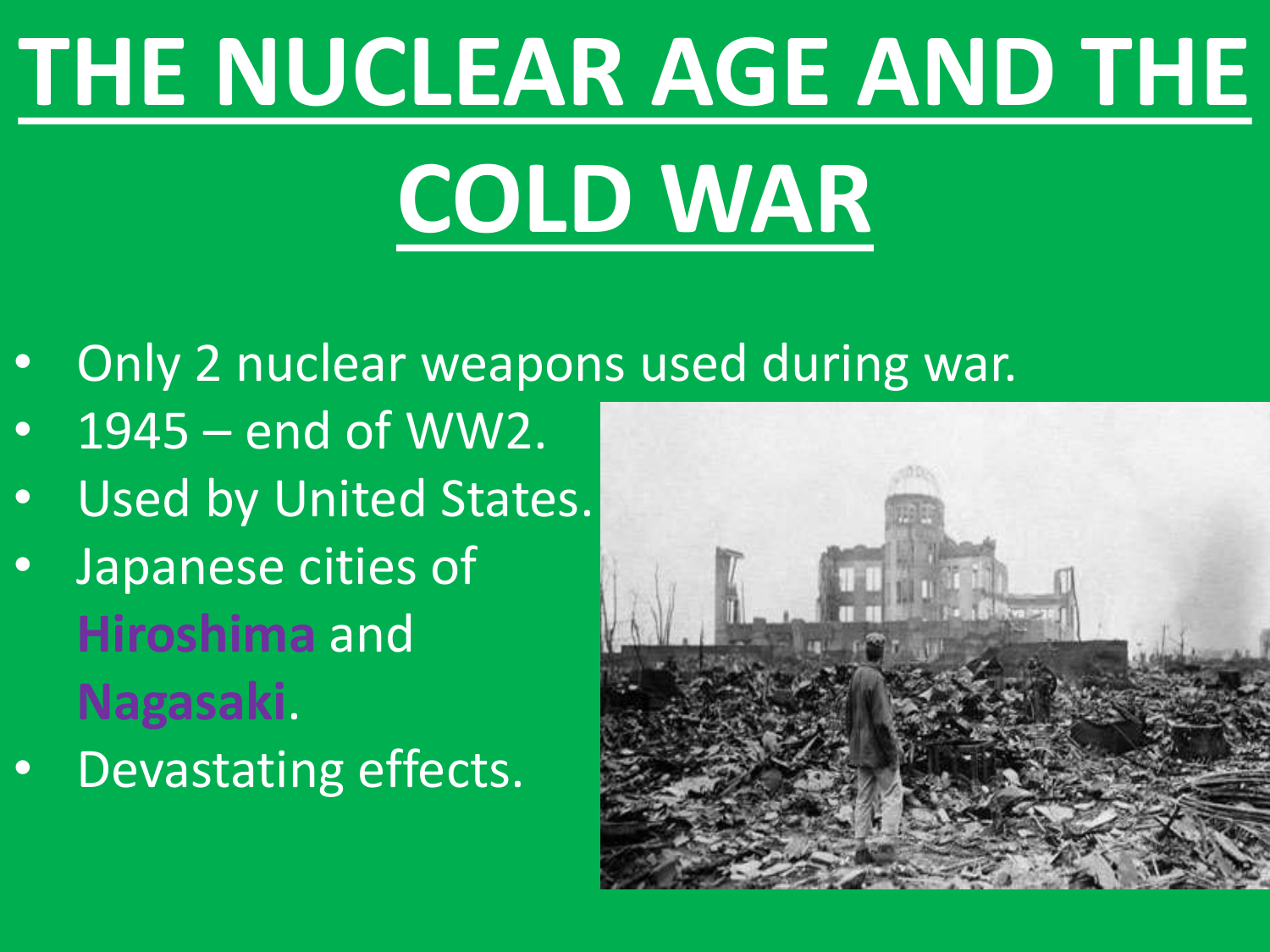 the nuclear age and the cold war essay