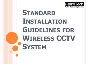 Proper Installation Guidelines for Wireless CCTV System