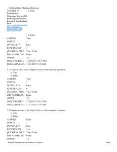 Test-Bank-for-Invitation-to-Computer-Science-8th-Edition-by-Schneider