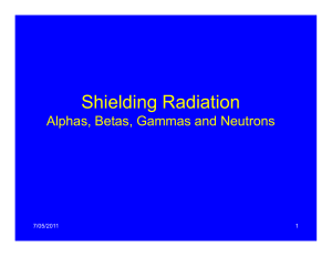 Shielding Radiation