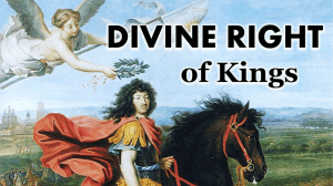 Divine right of Kings