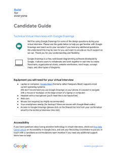 Google Drawings Interview Guide