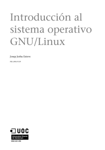 Administración de sistemas GNU Linux Módulo1 Introducción al sistema operativo GNU Linux