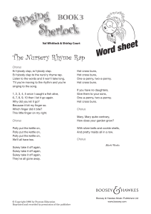 Nursery Rhyme Rap - Lyrics
