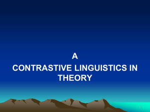 ContrastiveLinguistics20 - chapter1
