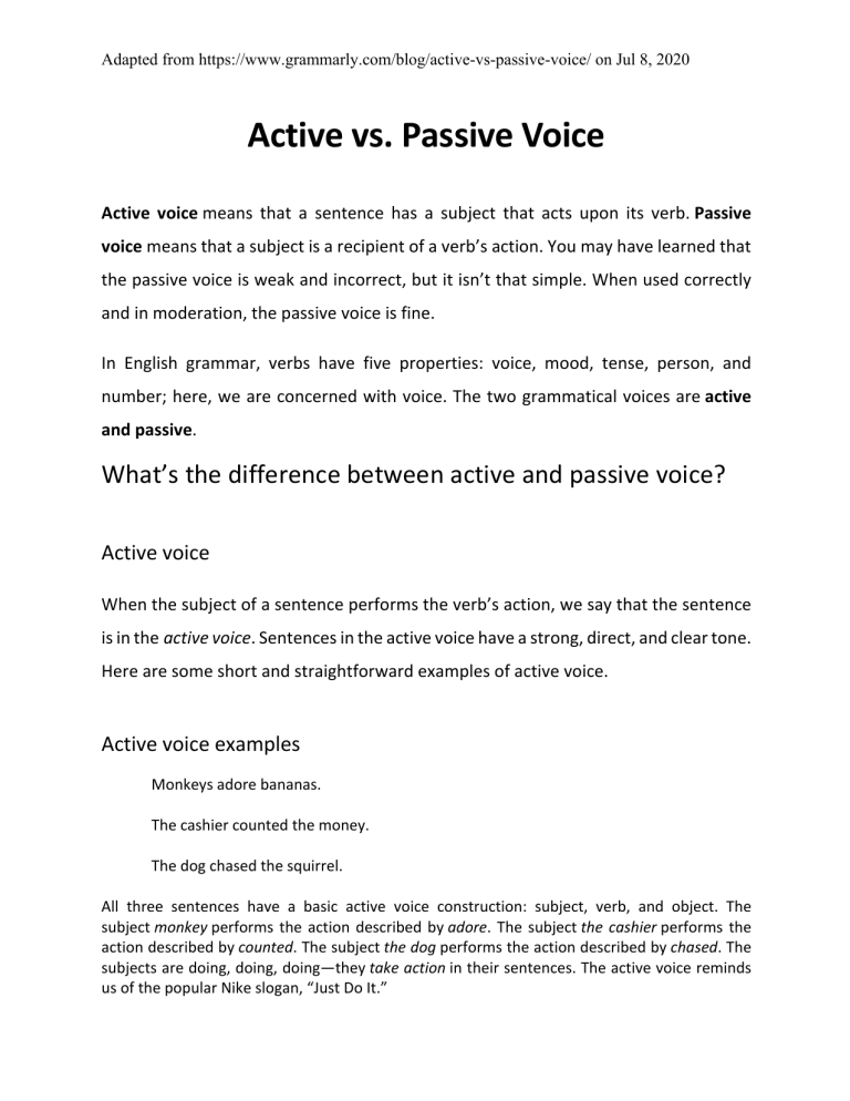 active-voice