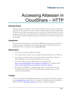 Accessing Atlassian