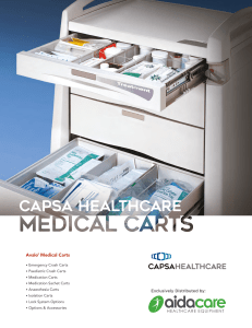 capsa avalo medical carts brochure