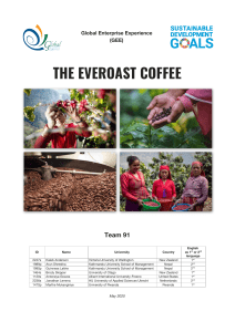 The Everoast Coffee: Team 91 - GEE Business Proposal