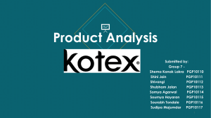 MM PROJECT GROUP 7 KOTEX