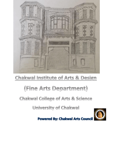 CIAD Profile Chakwal Institute of Arts & Design by Chakwal Arts Council