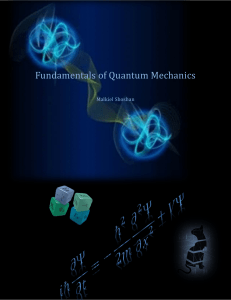 Mathematics of Quantum Mechanics Malkiel Shoshan