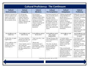 cultural proficiency continuum