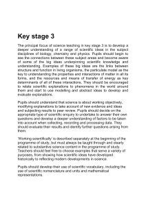 Key stage 3 programme of study