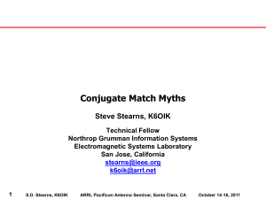 Conjugate-Match-Myths