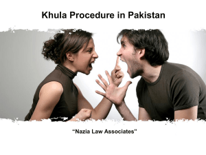 Get Khula Papers in Pakistan To Get Khula
