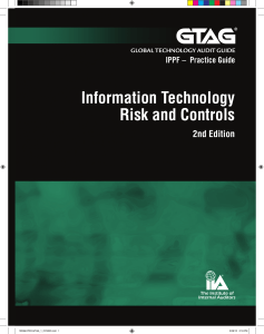 GTAG 1 - Information technology controls 2nd ed