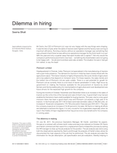 3 Dilemma in hiring