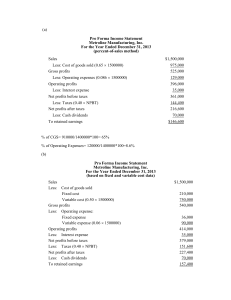 PROFORMA STATMENTS (1)