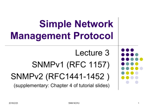 SNMP Lecture3(SNMPv1&BER)