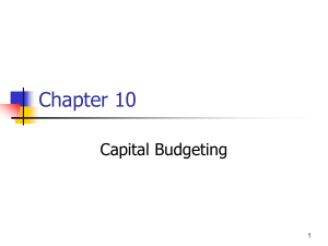 8-Capital Budgeting