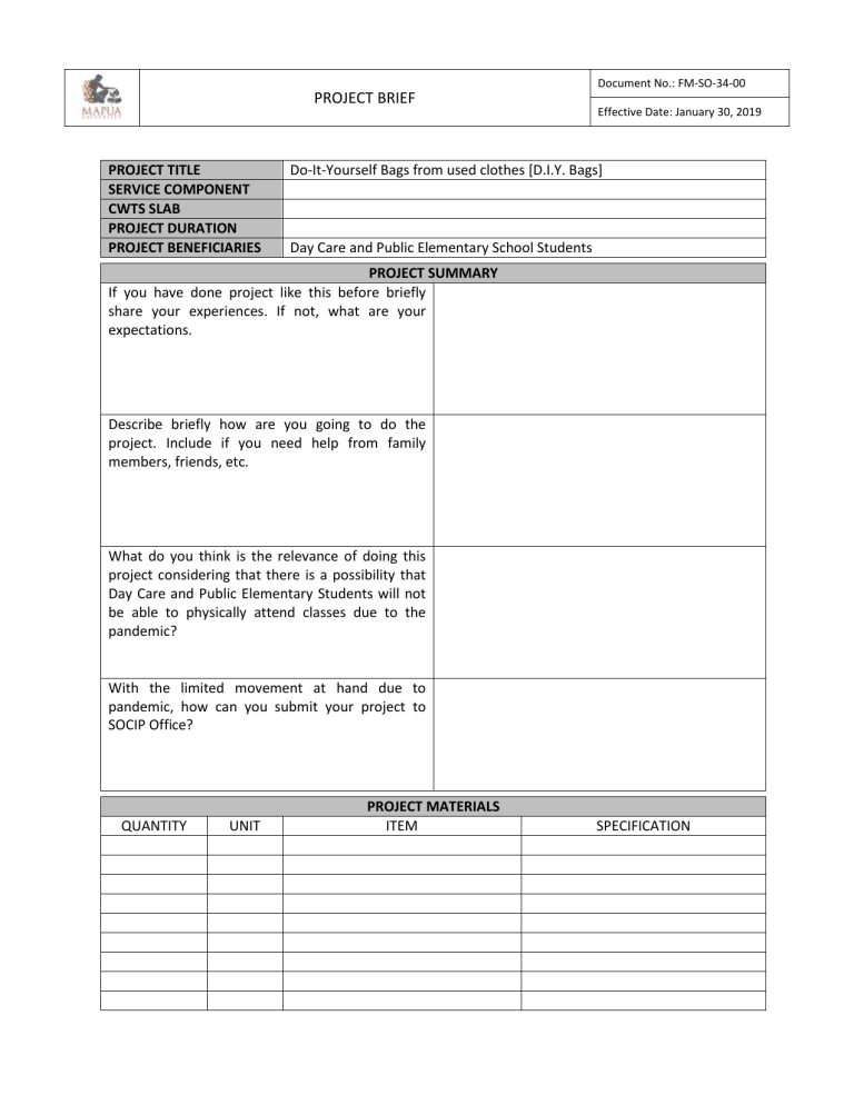 05 Project Brief