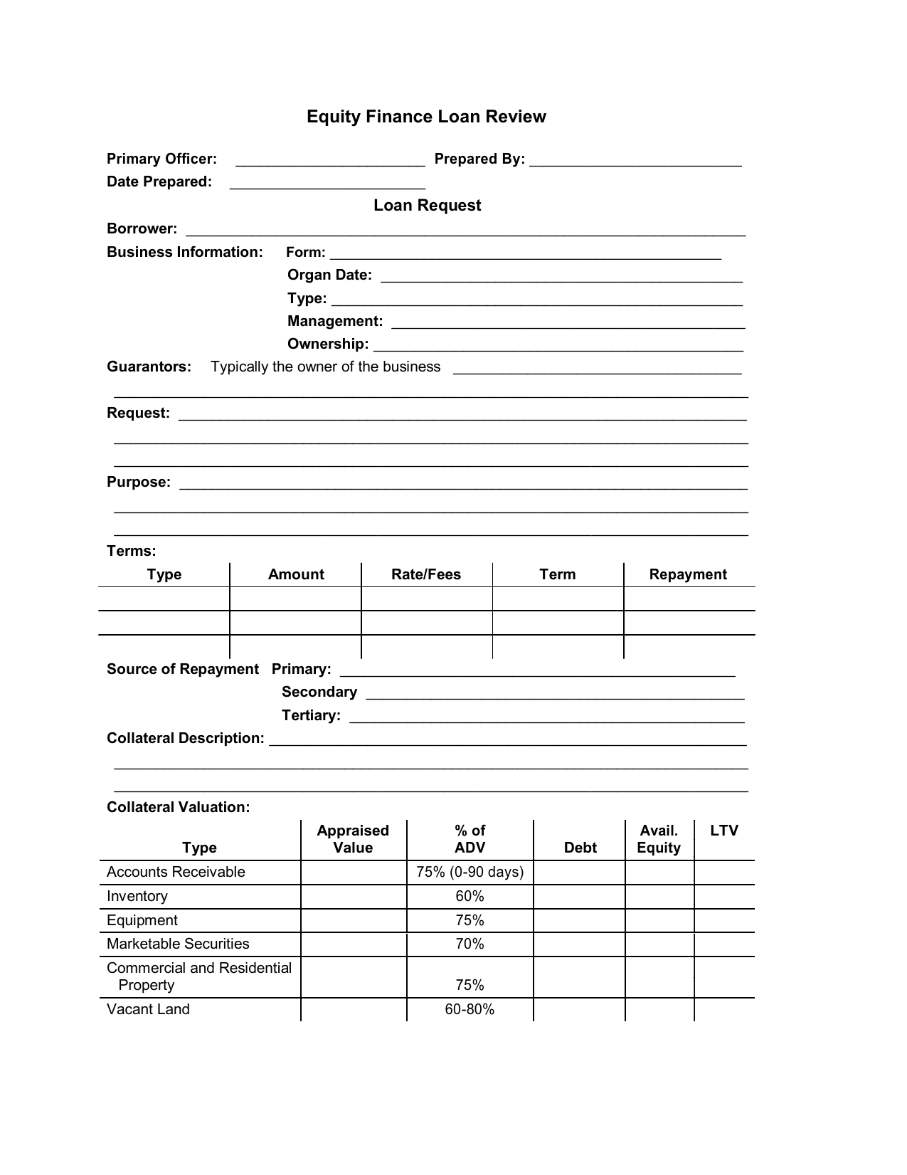 Merrill Lynch Business Plan Template