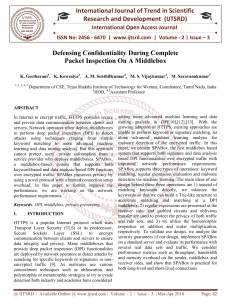 13 Defensing Confidentiality During Complete Packet Inspection on a Middlebox