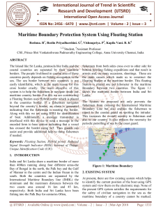 Maritime Boundary Protection System Using Floating Station