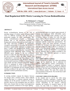 Dual Regularized KISS Metric Learning for Person Reidentification