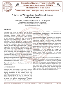 A Survey on Wireless Body Area Network Sensors and Security Issues